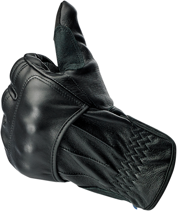 BILTWELL Belden Gloves - Black - Small 1505-0101-302