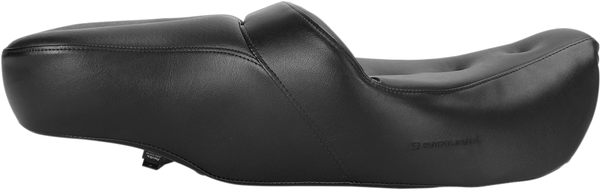 SADDLEMEN Pillow Top Roadsofa Seat - Heated - Black 897-06-181HCT