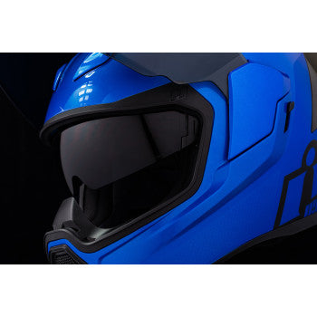 OPEN BOX NEW ICON Airflite™ Motorcycle Helmet - Jewel - MIPS® - Blue - Small 0101-14191