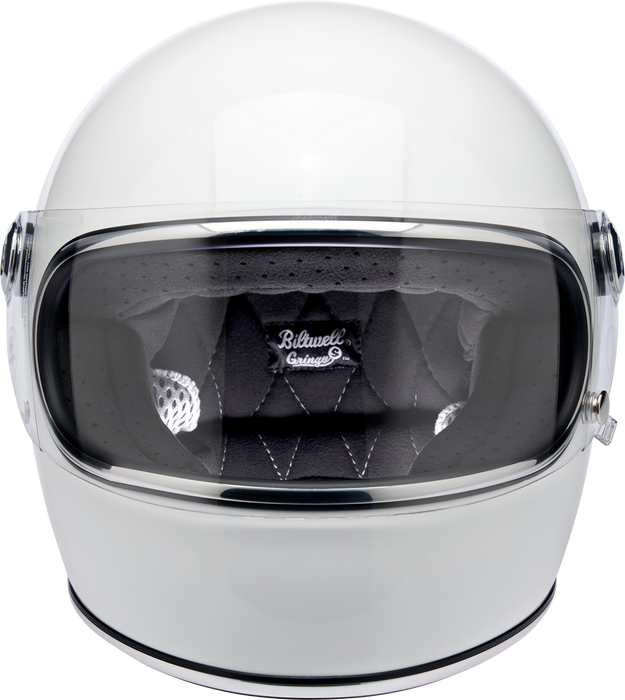 BILTWELL Gringo S Motorcycle Helmet - Gloss White - XS 1003-804-101