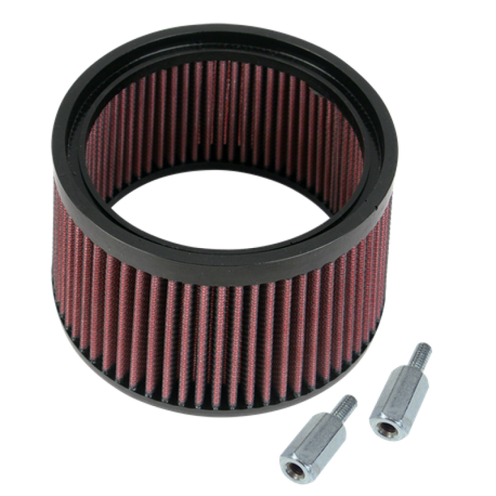 S&S Cycle 1in Taller Pleated Stealth Air Filter Kit