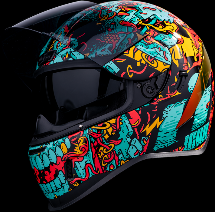 ICON Airform™ Motorcycle Helmet - Munchies - MIPS® - Blue - 2XL 10117045