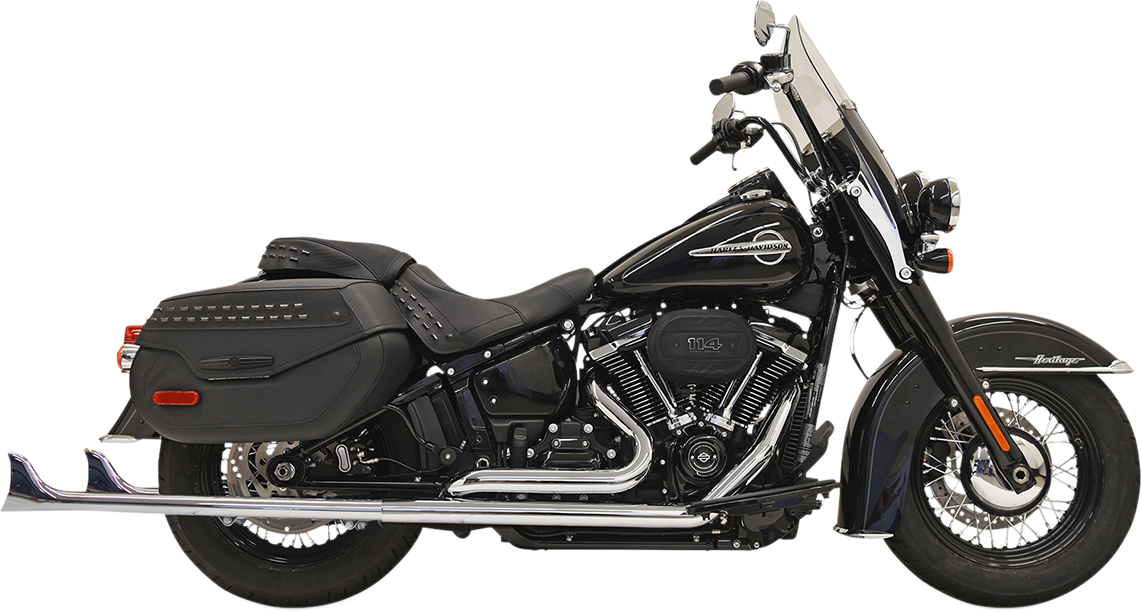 BASSANI XHAUST Fishtail Exhaust without Baffle - 36" 1S76E-36