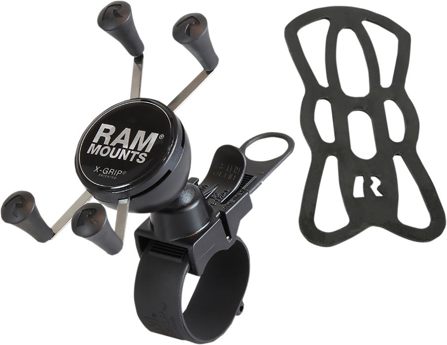 RAM MOUNTS X-Grip Phone Mount with Rail Mount RAP-SB-187-UN7