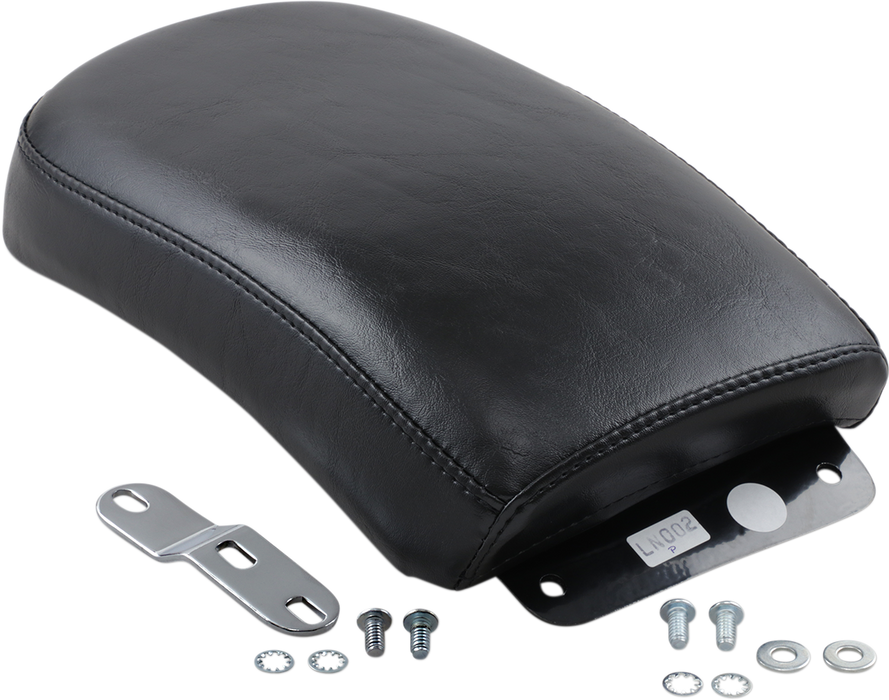 LE PERA Bare Bones Pillion Pad - Smooth - Black - FX/FL '62-'84 LN-002P