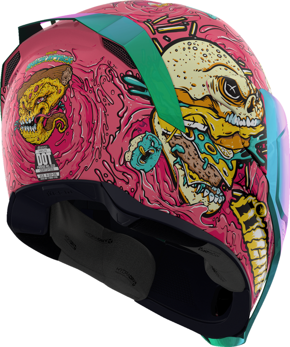 ICON Airflite™ Motorcycle Helmet - Snack Attack - MIPS® - Pink - 3XL 0101-16933