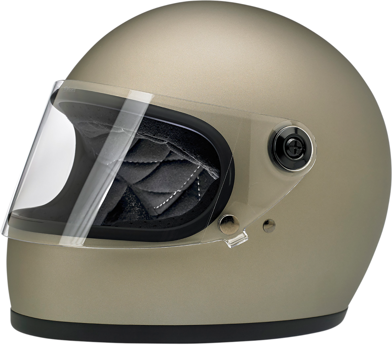 BILTWELL Gringo S Motorcycle Helmet - Flat Titanium - XS 1003-203-101