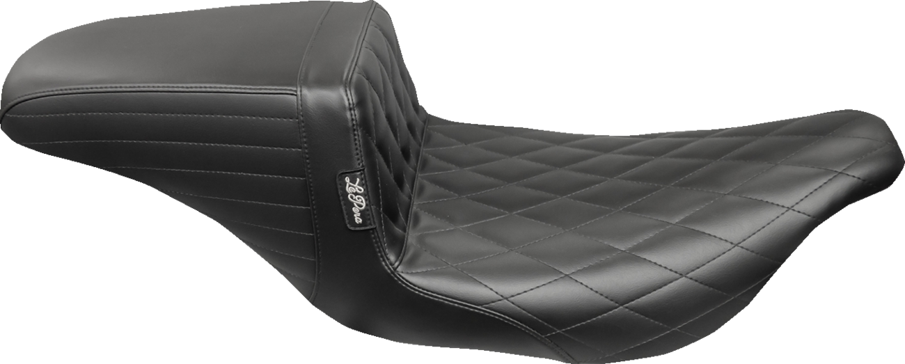 LE PERA Kickflip Seat - Diamond - Black - FL '97-'07 LH-597DM