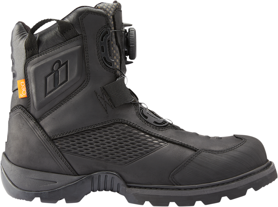 ICON Stormhawk Boots - Black - Size 11 3403-1156