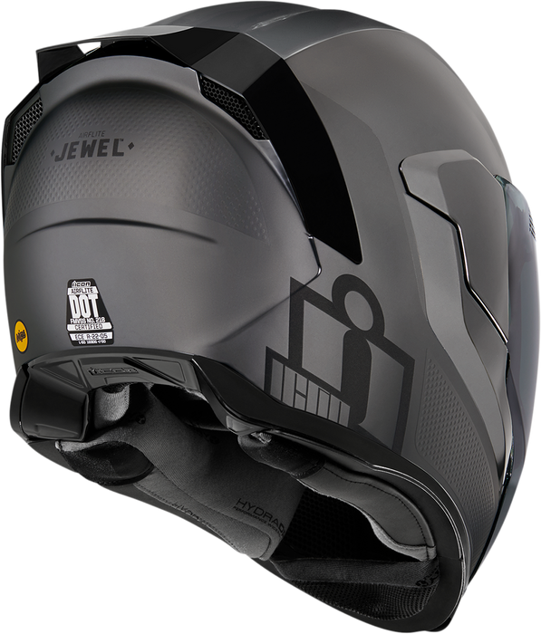 ICON Airflite™ Motorcycle Helmet - Jewel - MIPS® - Silver - Medium 0101-13891