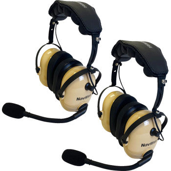 NAVATLAS Intercom/Headset Kit - 2-Seat - Beige NIO132PK