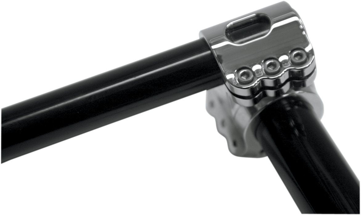 KLOCK WERKS Handlebar - Klip Hanger - 12" - Black/Chrome KWH-04-9011-BC