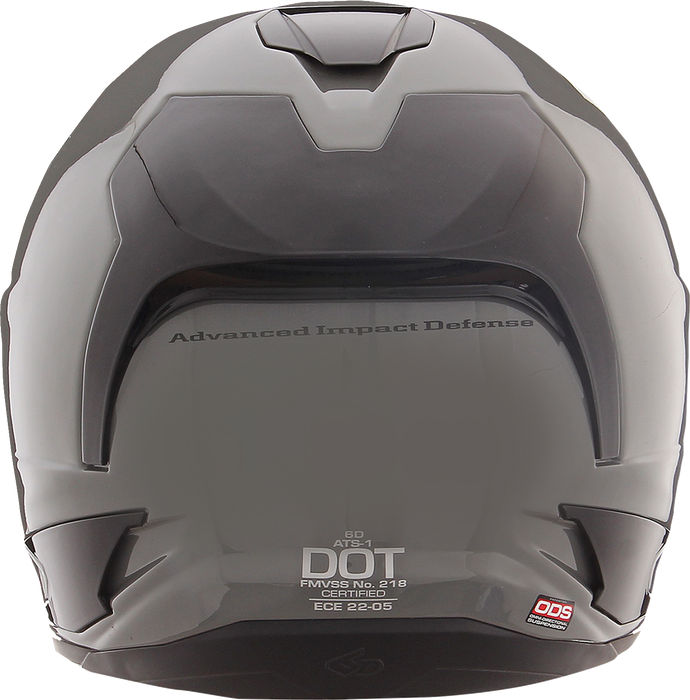 6D ATS-1R Motorcycle Helmet - Gloss Gray - 2XL 30-0979