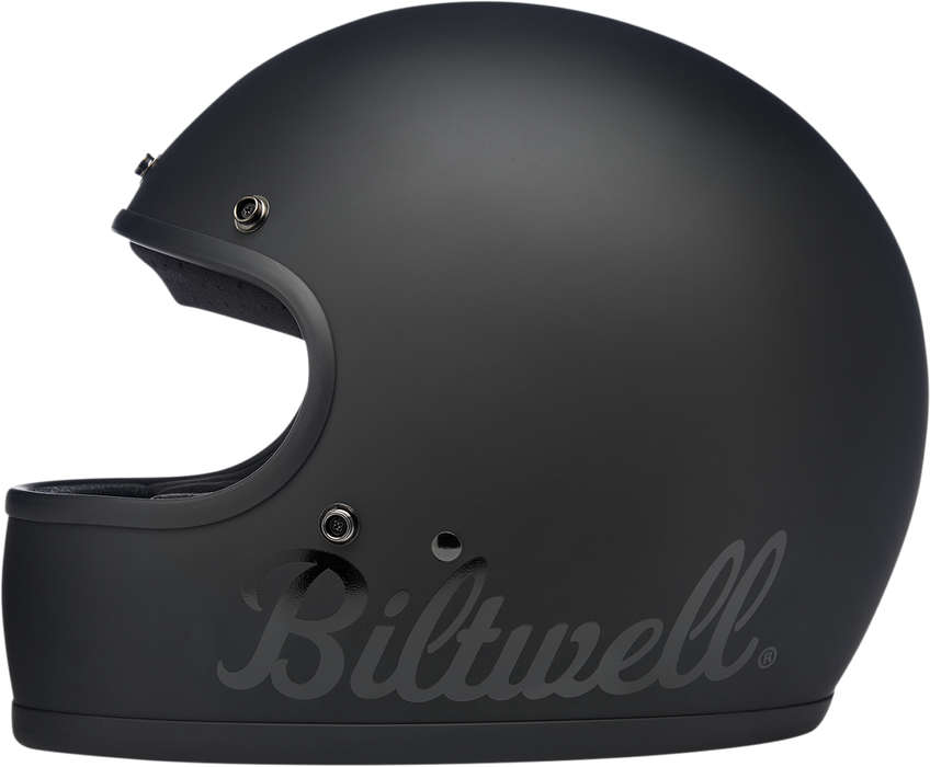 BILTWELL Gringo Motorcycle Helmet - Flat Black Factory - Large 1002-638-104