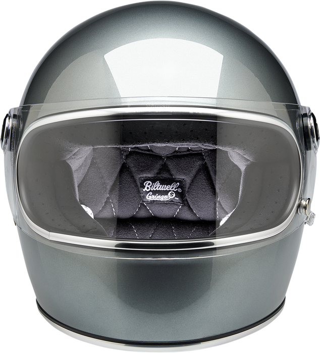 BILTWELL Gringo S Motorcycle Helmet - Metallic Sterling - XS 1003-340-101