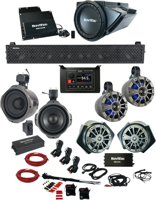 NAVATLAS Audio Kit - Zone 6 - Turbo S RZR1ZONE6S