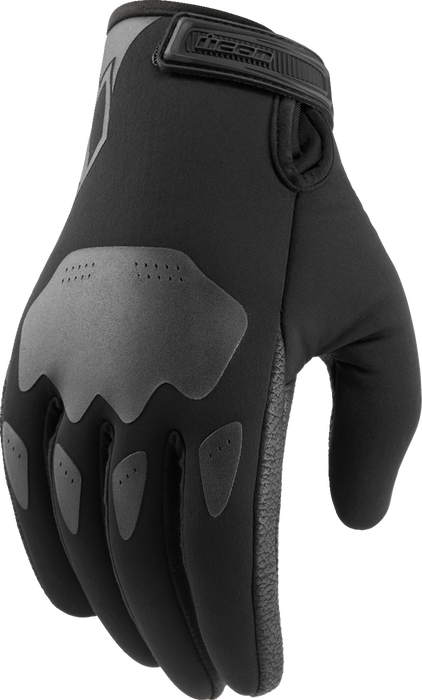 ICON Hooligan™ Insulated Motorcycle Gloves - Black - XL 3301-4490