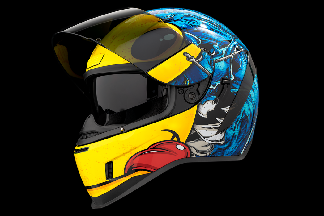 ICON Airform™ Motorcycle Helmet - MIPS® - Brozak - Blue - Medium 0101-14932