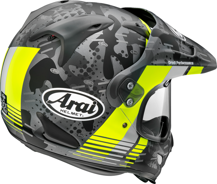 ARAI XD-4 Motorcycle Helmet - Cover - Fluorescent Yellow Frost - XS 0140-0179