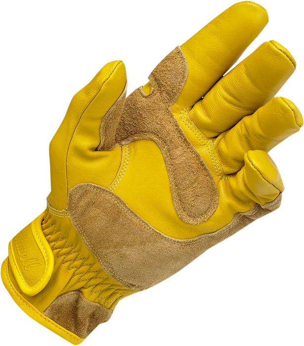 BILTWELL Work Gloves - Gold/Suede - 2XL 1503-0707-006