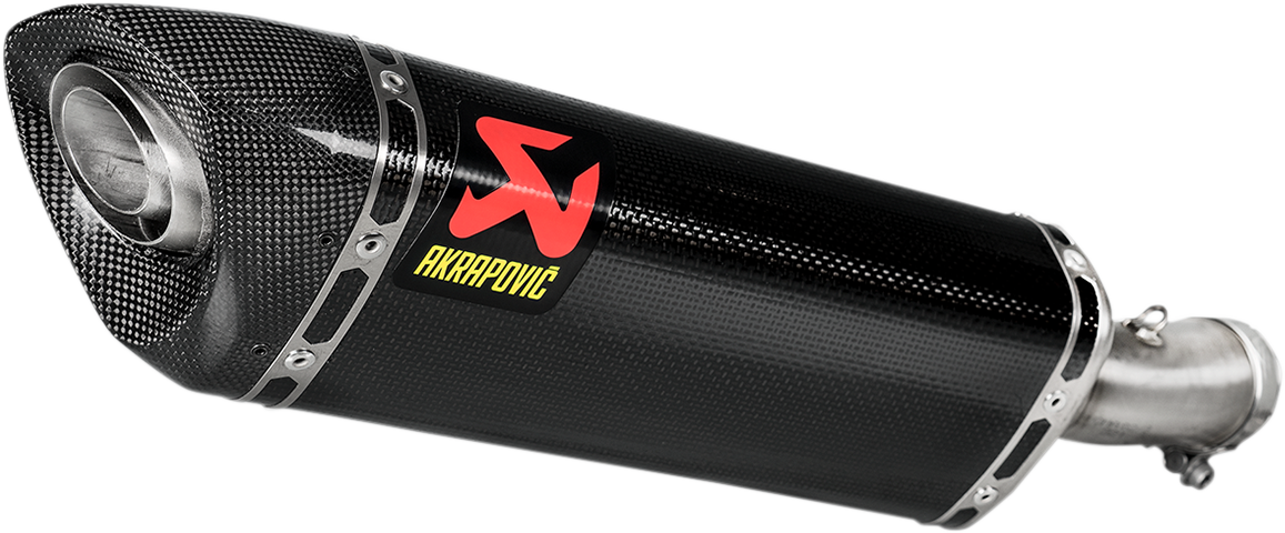 Akrapovic Exhaust Kawasaski Ninja 400 2018-2024 Muffler in Carbon Fiber S-K4SO6-APC