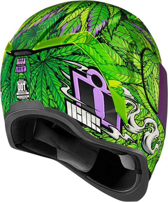 ICON Airform™ Motorcycle Helmet - Ritemind Glow™ - Green - Large 0101-14081