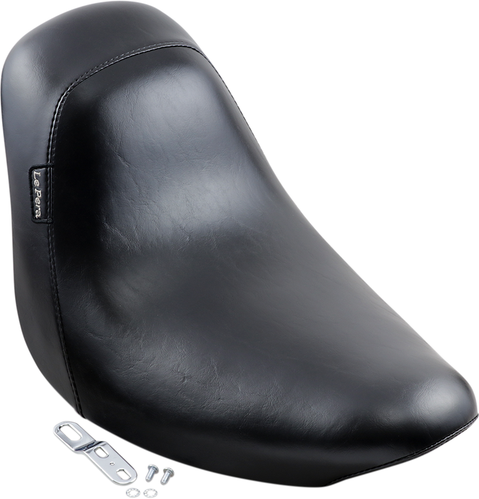 LE PERA Bare Bones Solo Seat - Smooth - Black - FXST LK-007