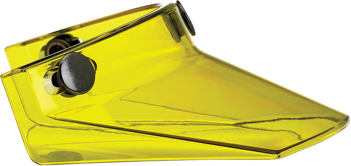 BILTWELL Moto 3-Snap Visor - Yellow 2002-103