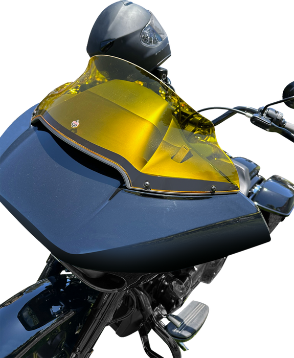 KLOCK WERKS Kolor Flare™ Sport Windshield - 9" - Yellow - FLTR KWW-01-0669