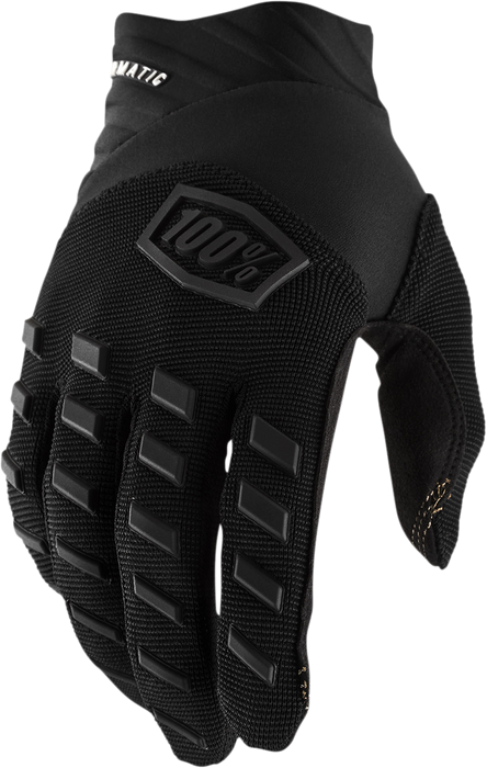 100% Airmatic Gloves - Black/Charcoal - Small 10000-00000