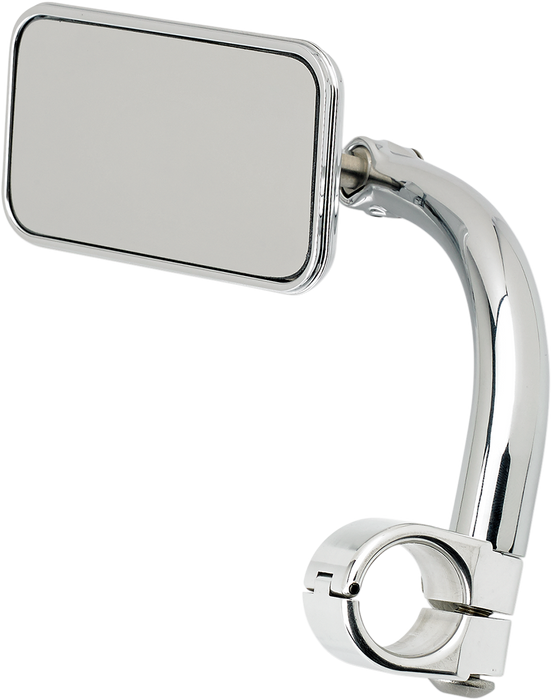 BILTWELL Rectangular Clamp-On Mirror - 7/8" - Chrome 6502-278-501