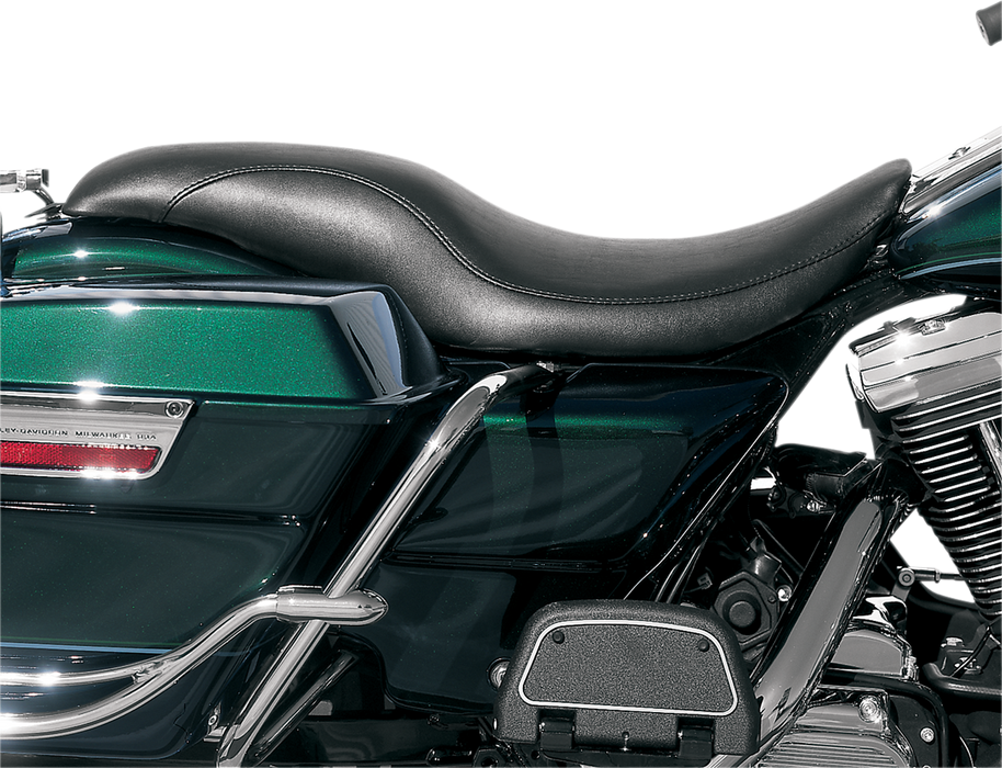 SADDLEMEN Seat - Profiler - Black - Smooth - Road King D8685FJ