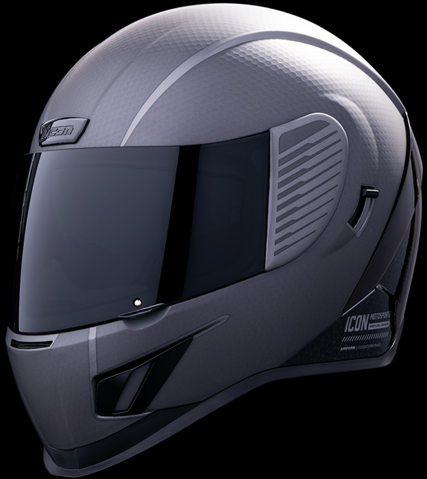 ICON Airform™ Motorcycle Helmet - MIPS® - Counterstrike - Silver - Medium 0101-15094