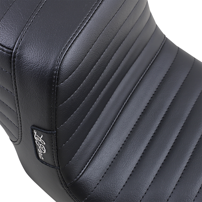 LE PERA Tailwhip Seat - Pleated - Black - FXD '99-'03 LN-581PT