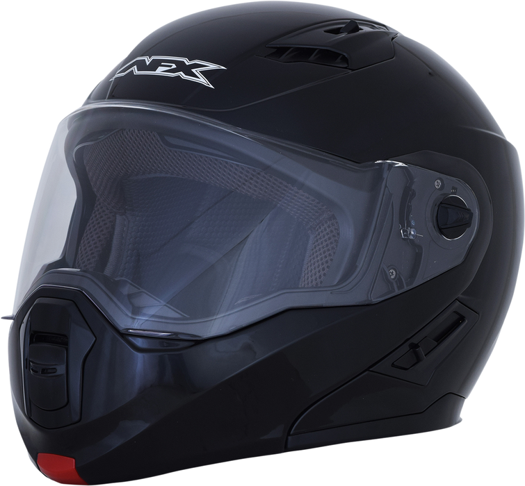 AFX FX-111 Motorcycle Helmet - Gloss Black - Small 0100-1784