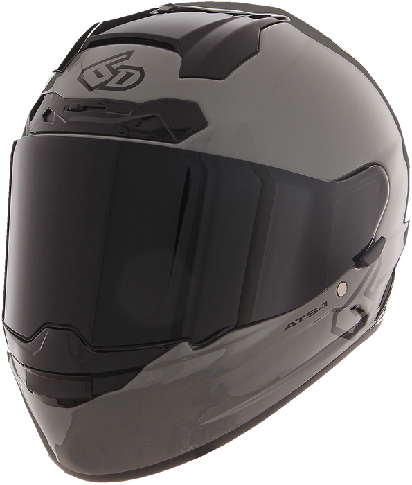 6D ATS-1R Motorcycle Helmet - Gloss Gray - Small 30-0975