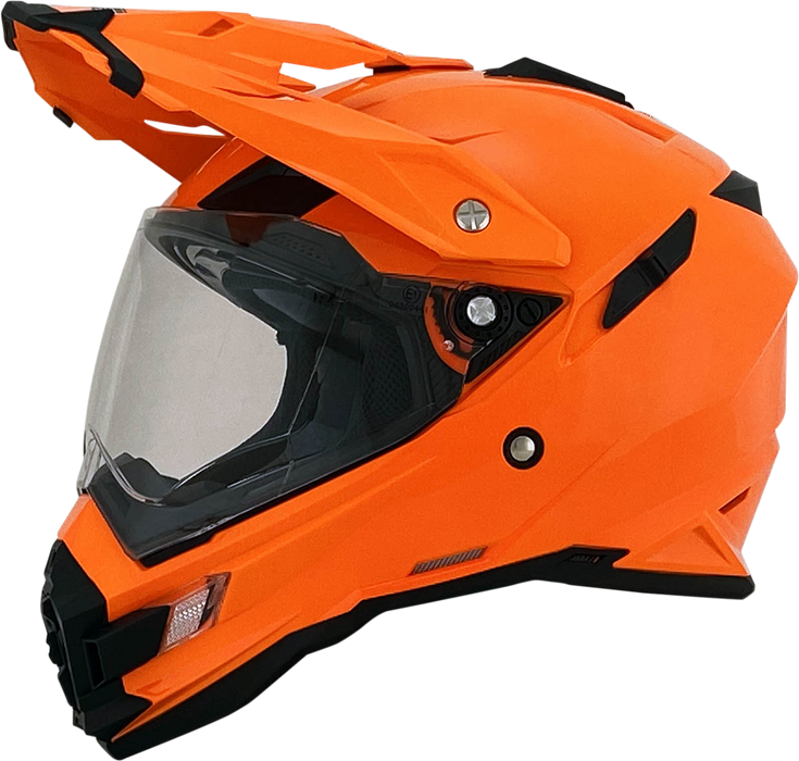 AFX FX-41DS Motorcycle Helmet - Safety Orange - XS 0110-3766