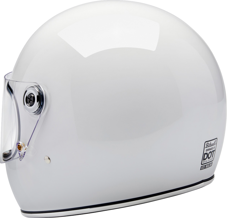 BILTWELL Gringo S Motorcycle Helmet - Gloss White - 2XL 1003-102-506