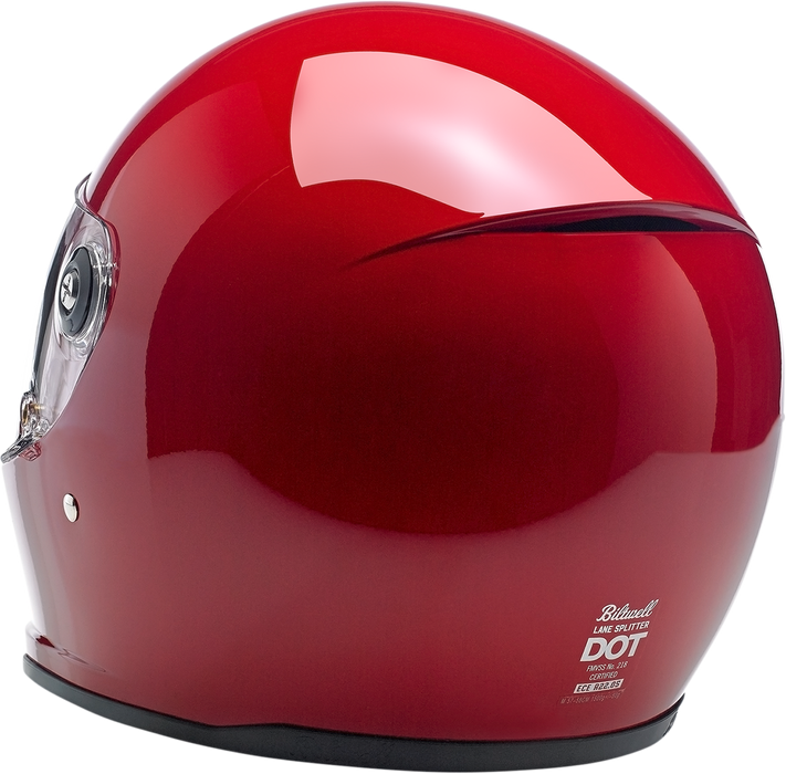 BILTWELL Lane Splitter Motorcycle Helmet - Gloss Blood Red - XS 1004-837-101