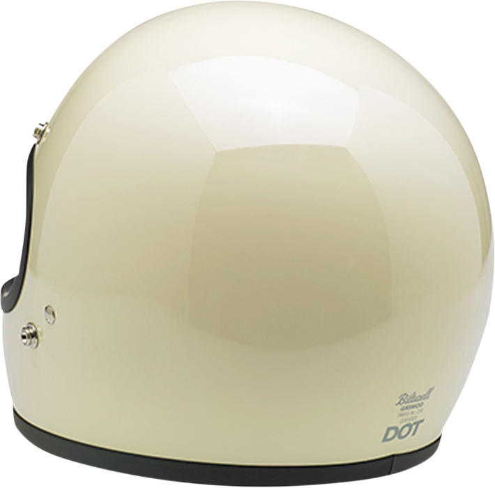 BILTWELL Gringo Motorcycle Helmet - Gloss Vintage White - Medium 1002-102-103