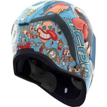 ICON Airform™ Motorcycle Helmet - 9 Lives - Blue - 2XL 0101-17388