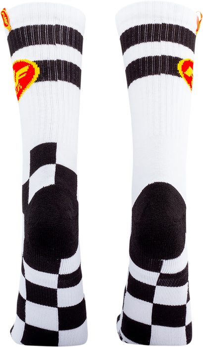 FMF Checker Socks - 2 pack - One Size HO20194902AST 3431-0685