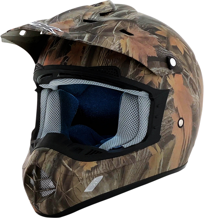 AFX FX-17Y Motorcycle Helmet - Wood Camo - Large 0111-0586