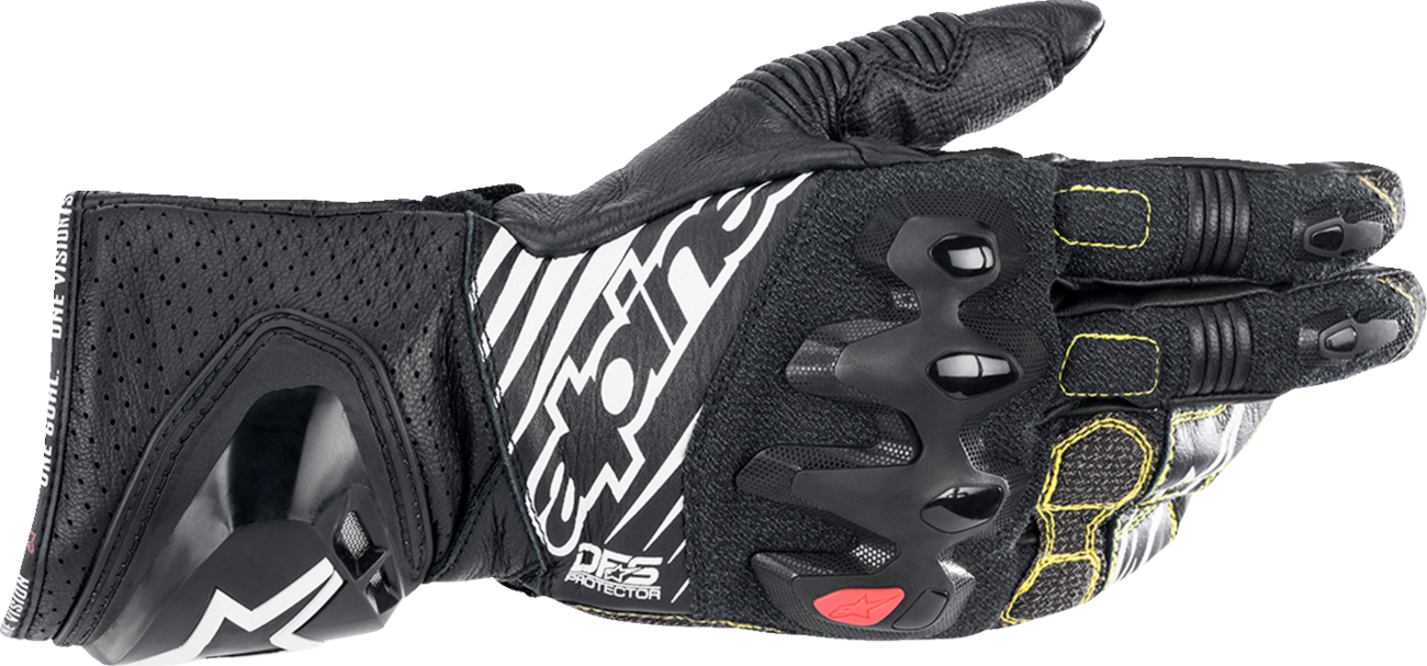 ALPINESTARS GP Tech V2 S Gloves - Black/White - Medium 3556422-12-M