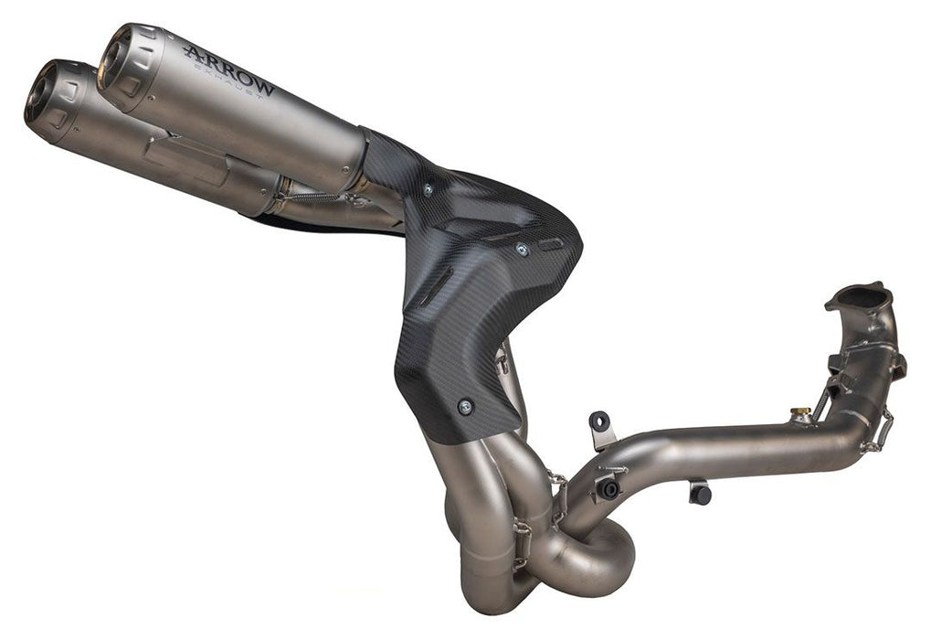 71239CP Arrow Full Titanium Exhaust Ducati Panigale V2 2020-2024  Undertail Racing Competition