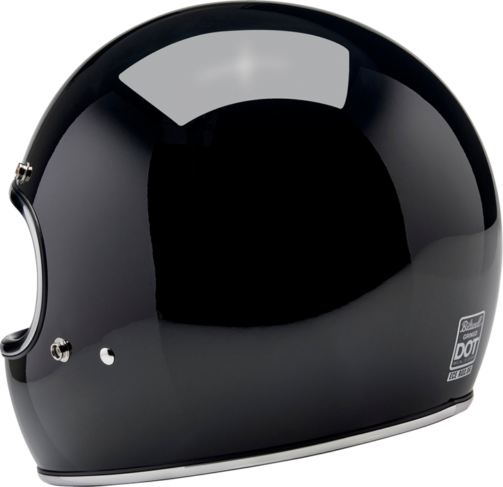 BILTWELL Gringo Motorcycle Helmet - Gloss Black - XS 1002-101-501