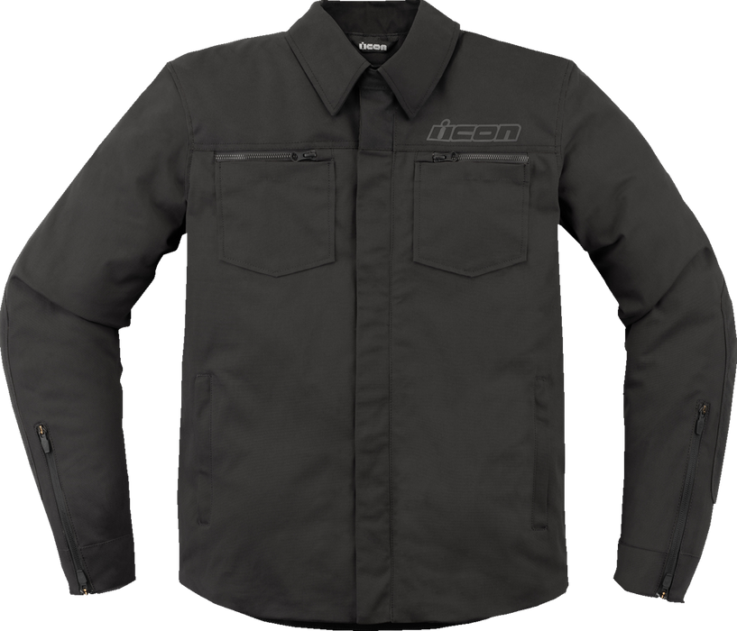 ICON Upstate Canvas CE Jacket - Black - 2XL 2820-6239