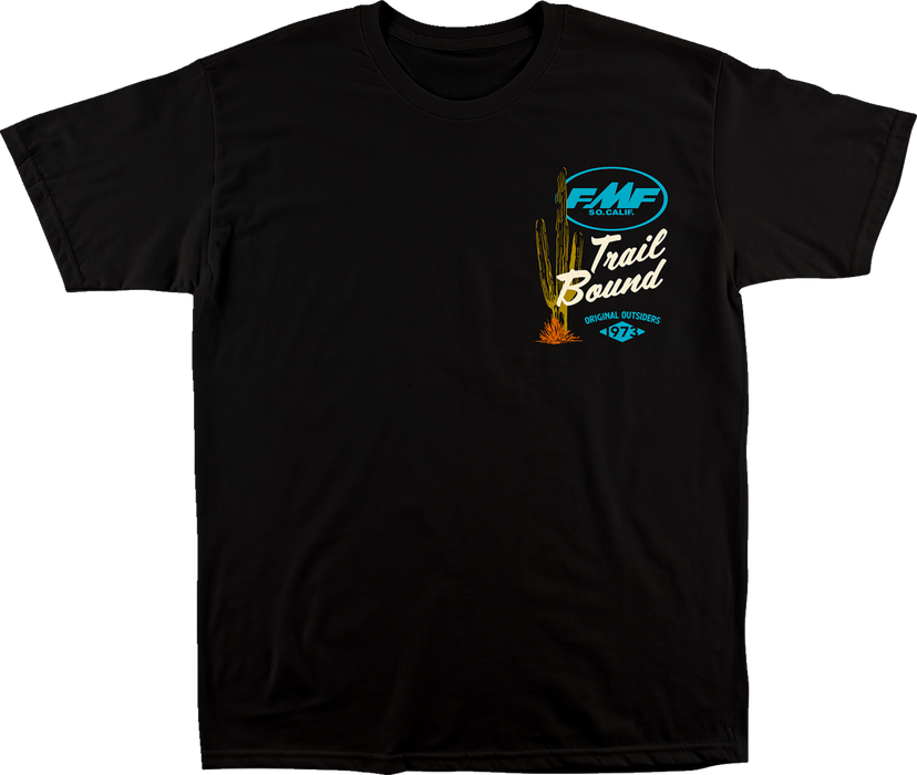 FMF Trailbound T-Shirt - Black - XL FA22118909BLKXL 3030-22449