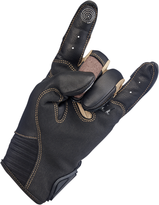 BILTWELL Bridgeport Gloves - Chocolate - Small 1509-0201-302