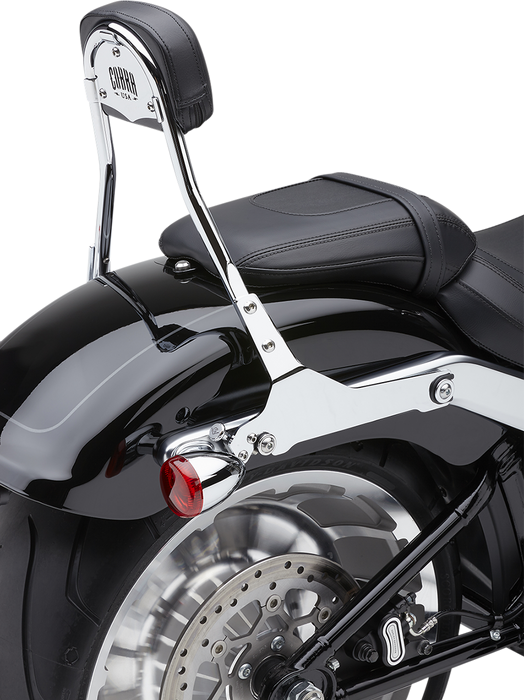 COBRA Backrest Kit - 14" - Chrome - Softail 602-2007